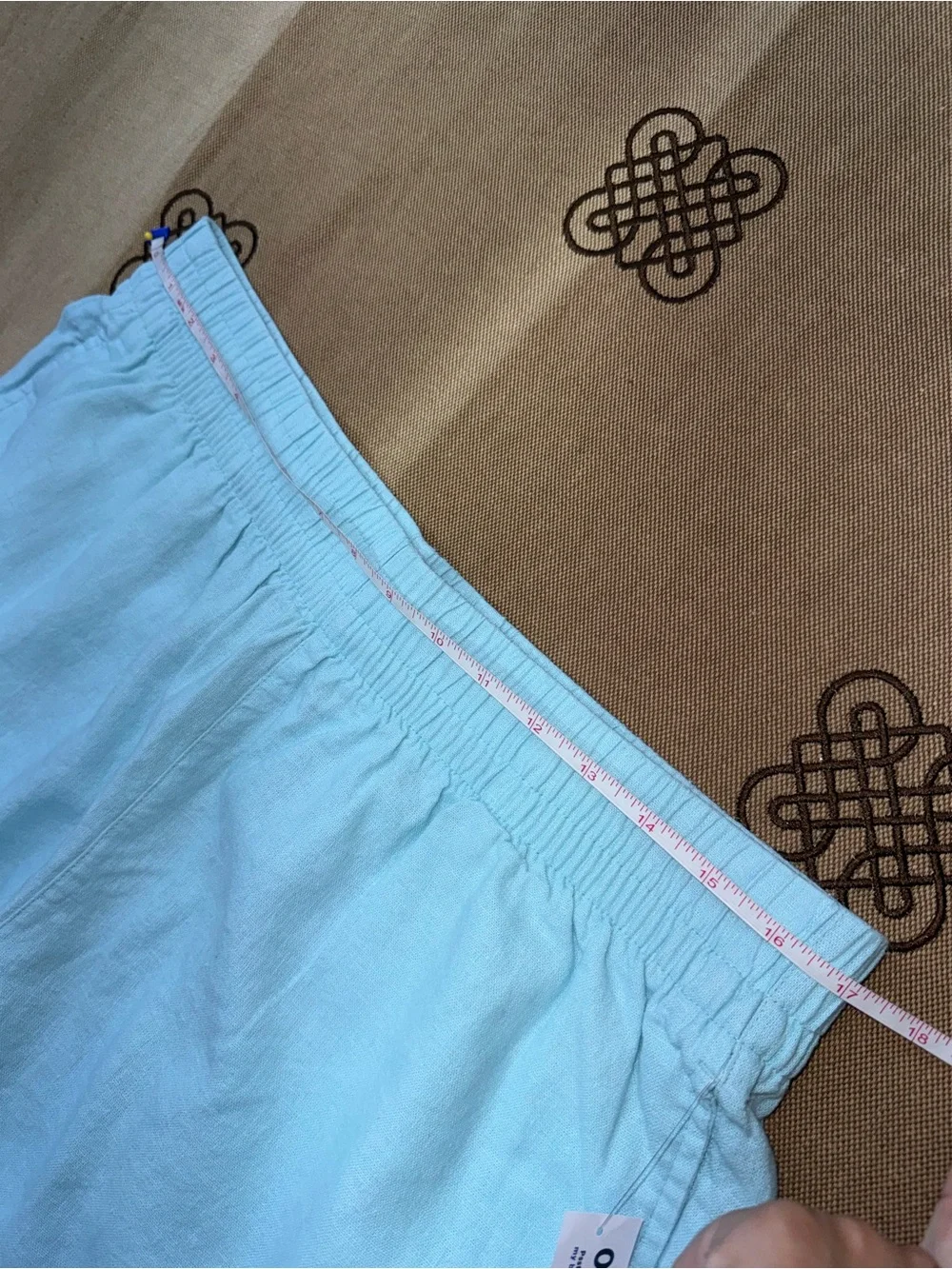 Old Navy NWT! Women'S Pull-On Linen Blend Short In Blue  Size L
